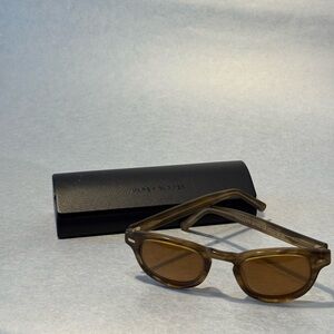 Warby Parker Olive Sunglasses with Black Case